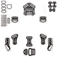 DC MARINE YUHSIN Sidemount Harness Black DC MARINE/YUHSIN - eXplorer ELITE - Sidemount Harness System