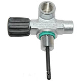 Dive Life Store (DLS) Left Post BTS DIN Valve, 230 bar, LEFT/RIGHT expandable